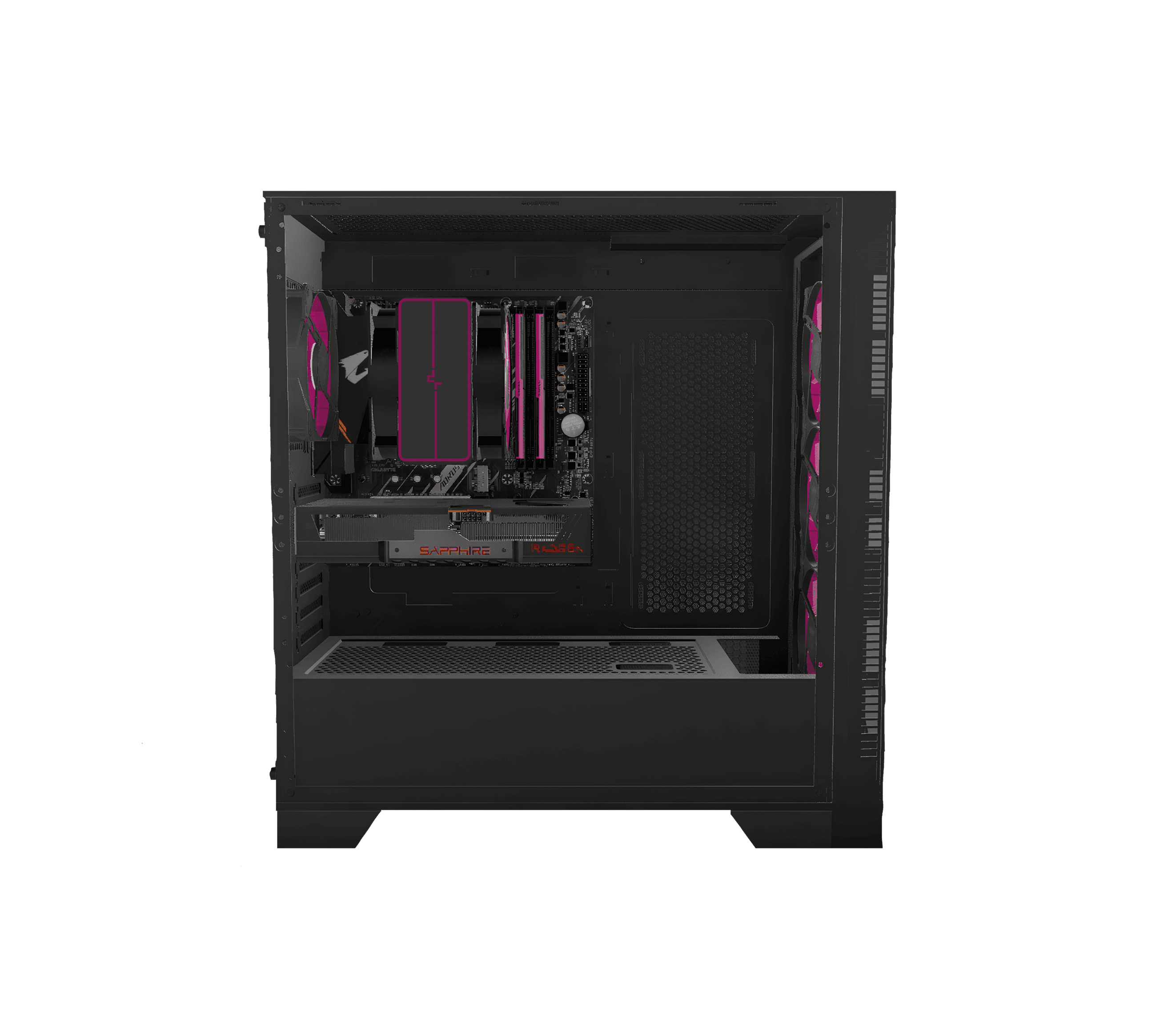 VICE x GIGABYTE | RX7600 XT + R5 5600 | RGB Black